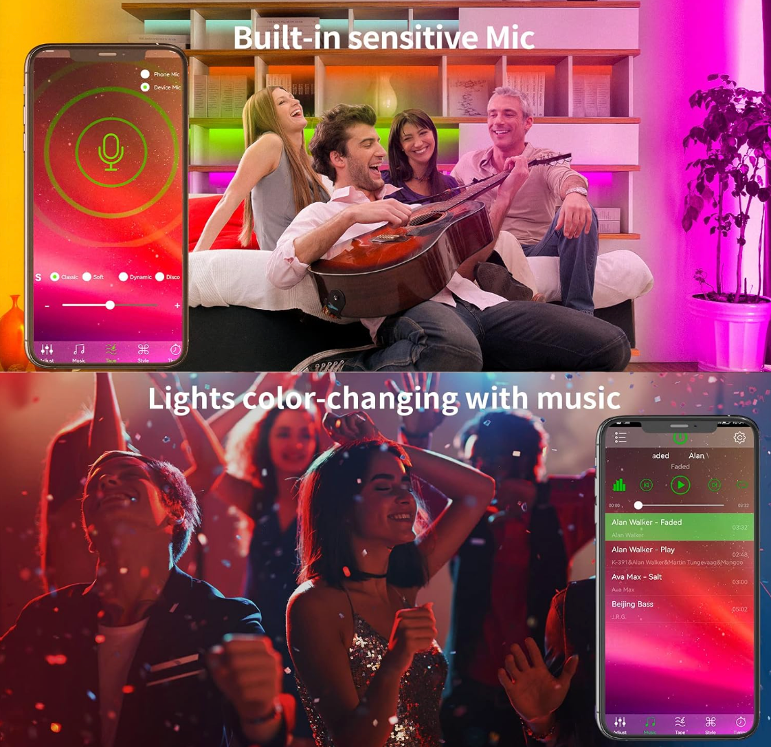 LED Strip Lights RGB - 100 feet