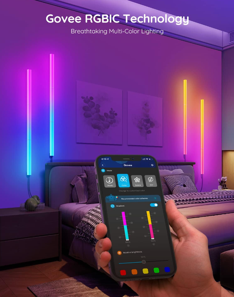 Glide Wall Lights - 6 Pcs