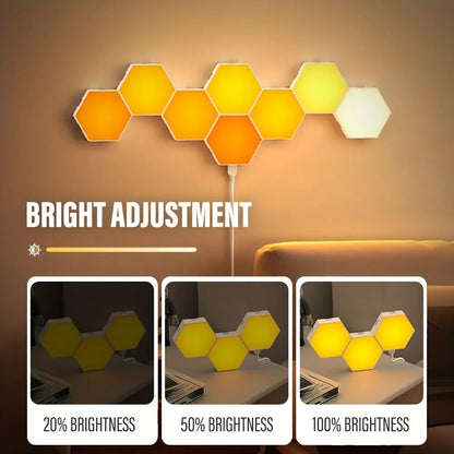 Hexagon LED Lights - 10 Pack