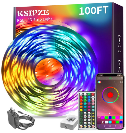 LED Strip Lights RGB - 100 feet