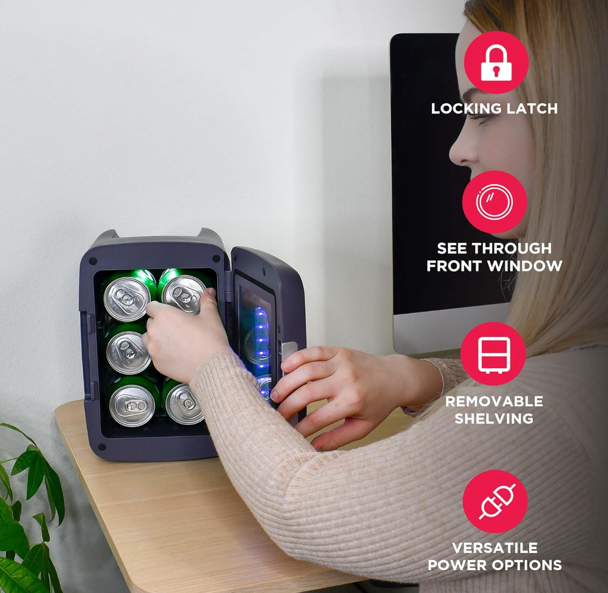 Mini Beverage Refrigerator